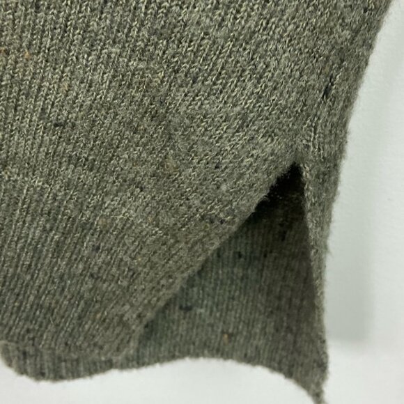 Madewell Donegal Bartlett V-Neck Sweater Cozy Yarn Size XL 2020 Knit Green Boho - Picture 8 of 11